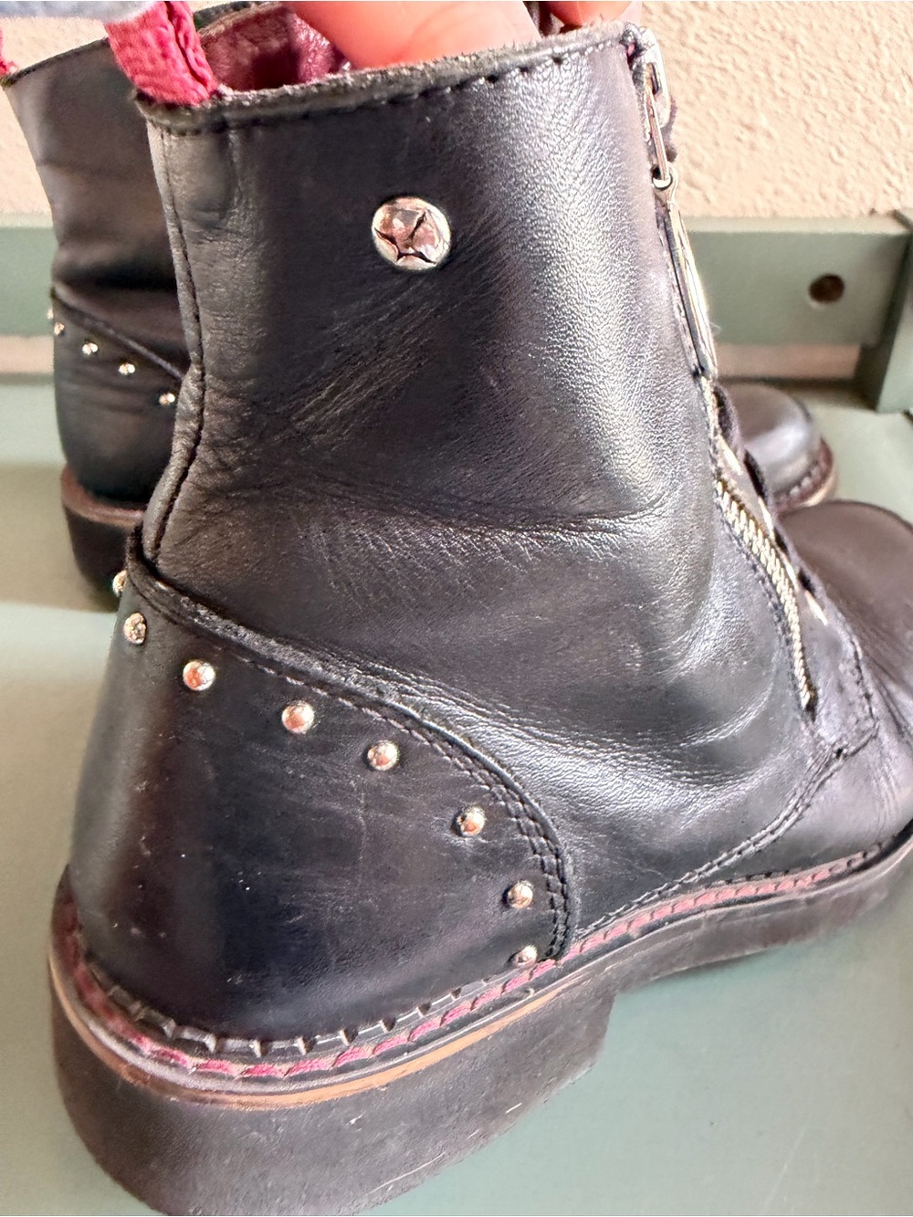 Pikolinos Vicar Ankle Moto Boots Side Zip Lace-Up EU 37 - Picture 6 of 12